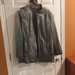 Danier pewter jacket with Thermolite liner